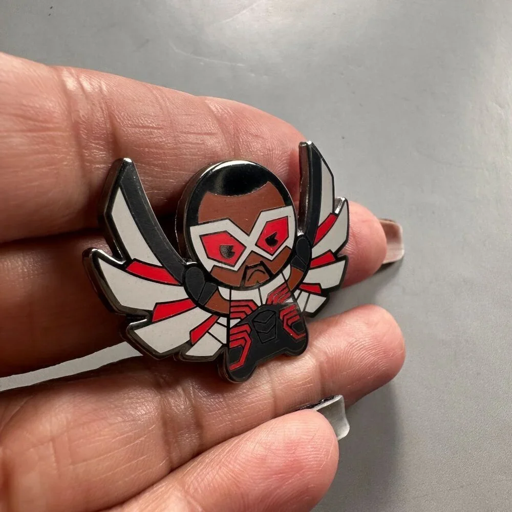 Disney Falcon Marvel Trading Pin Avengers Superhero Lapel Pin Brooch Jewelry